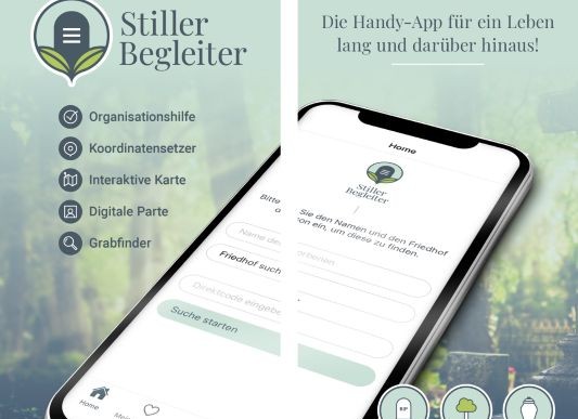 Stiller Begleiter – Wegweisende TrauerApp
